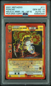 PSA 10 Auto 10 MetaZoo NightFall 1st edition Headless Coal Miner Holo